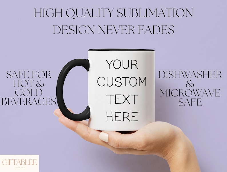 Custom Photo And Text Mug For Men And Women Birthday, Custom Mug, Personalized Photo Mug, Custom Coffee Mug, Photo Mug For Mother's Day Gift image 3