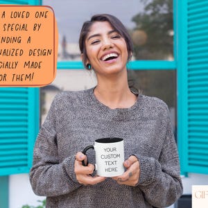 Custom Photo And Text Mug For Men And Women Birthday, Custom Mug, Personalized Photo Mug, Custom Coffee Mug, Photo Mug For Mother's Day Gift image 7