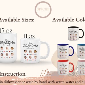 a group of coffee mugs with the names of different people on them