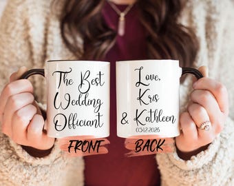 Officiant Geschenk, die beste Hochzeit Officiant Becher für Hochzeit Officiant Hochzeitsgeschenk, Offician Vorschlag, Officiant Geschenke Becher für Officiant