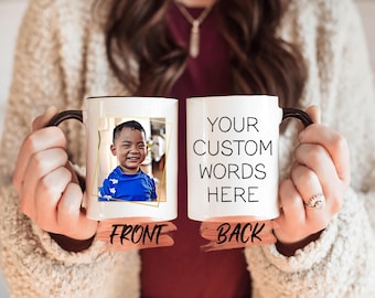 Customizable Mug Personalized Coffee Cup, Cartoonized Photo Personalized Mug For Men & Women Birthday Gift, Custom Photo Mug Father's Day