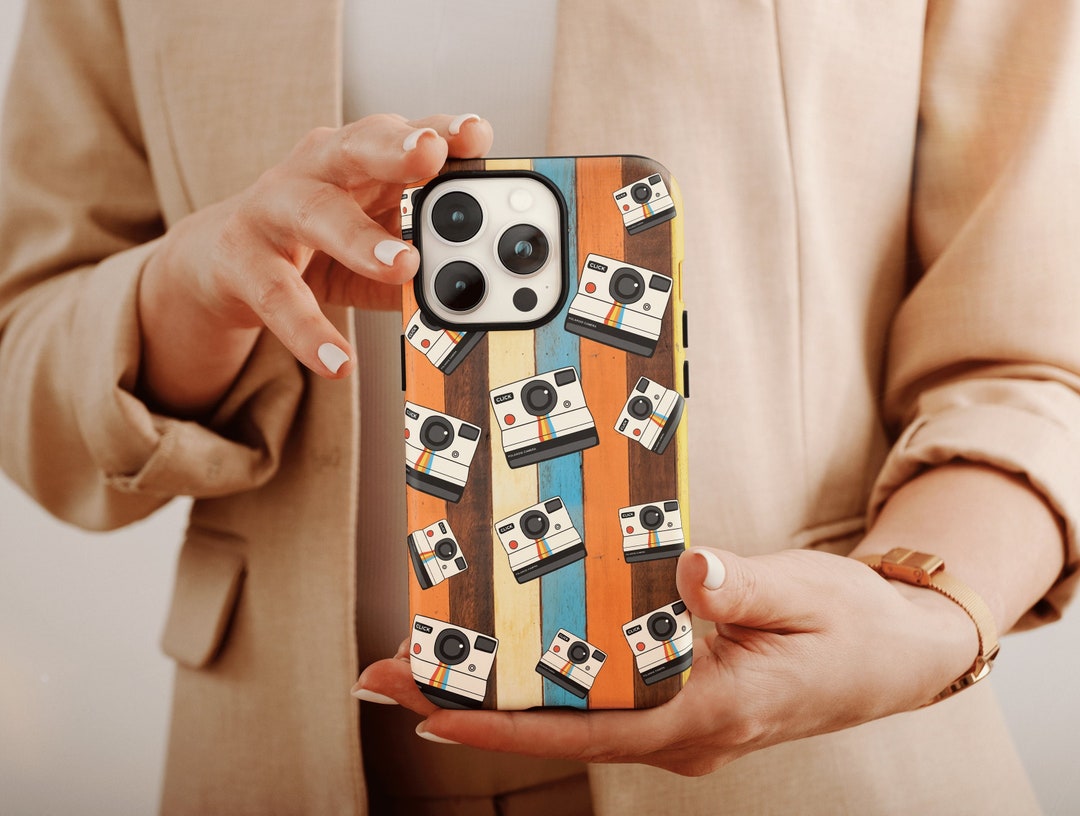 Polaroid Camera Phone Case, Retro Phone Case for Men and Women