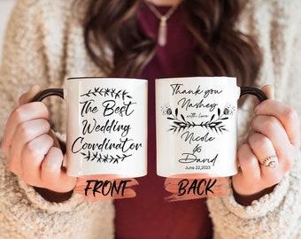 Wedding Planner Gift Wedding Planning Mug, The Best Wedding Coordinator Mug For Wedding Planner, Personalized Thank You Gift, Wedding Mug