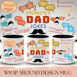 Dad Jokes Mug, Fathers Day Papa Bear Gift Mug For Men Fathers Day, Fathers Day Gift, Funny Coffee Mug, Happy Fathers Day, Funny Fathers Day
