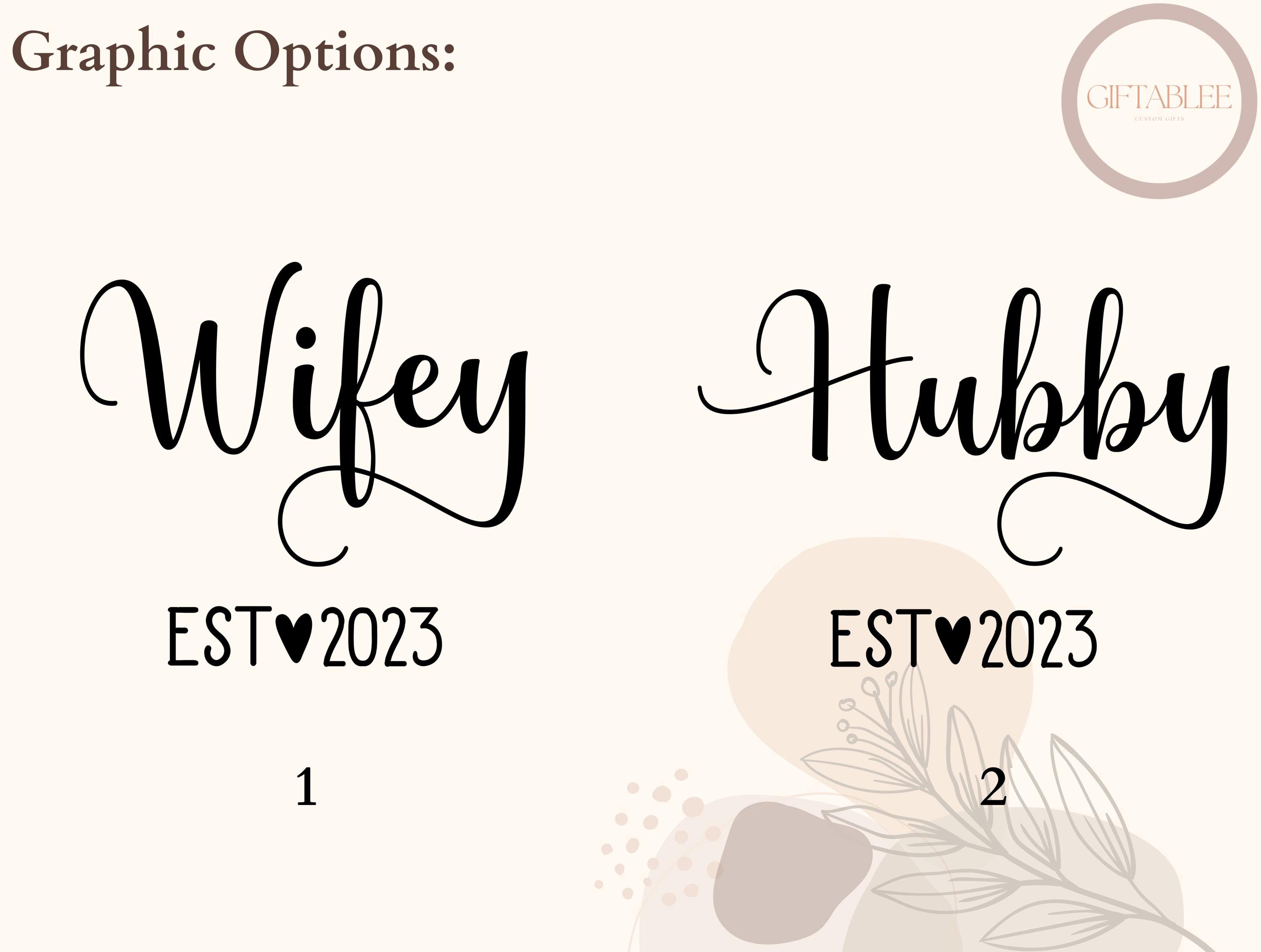 Hochzeitsgeschenk Für Paare 2025 – Isolierte Edelstahlbecher ‚Hubby & Wifey‘ Mit Deckel, 284 Ml, In Geschenkbox