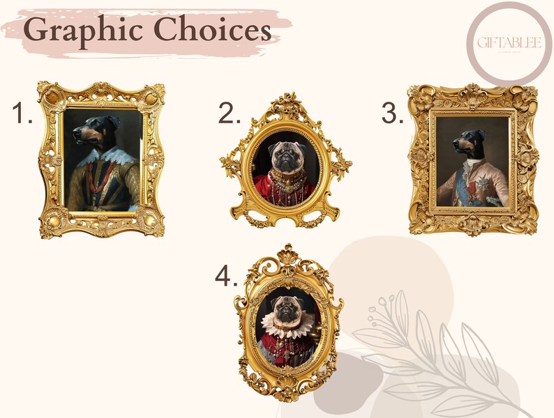 a picture of a dog in a picture frame