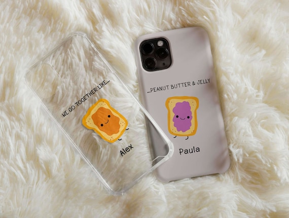 Matching Toast Phone Case, Matching Couple Phone Case for Men and Women  Anniversary, Kawaii Phone Case, Couples Phone Cases for Him & Her - Etsy