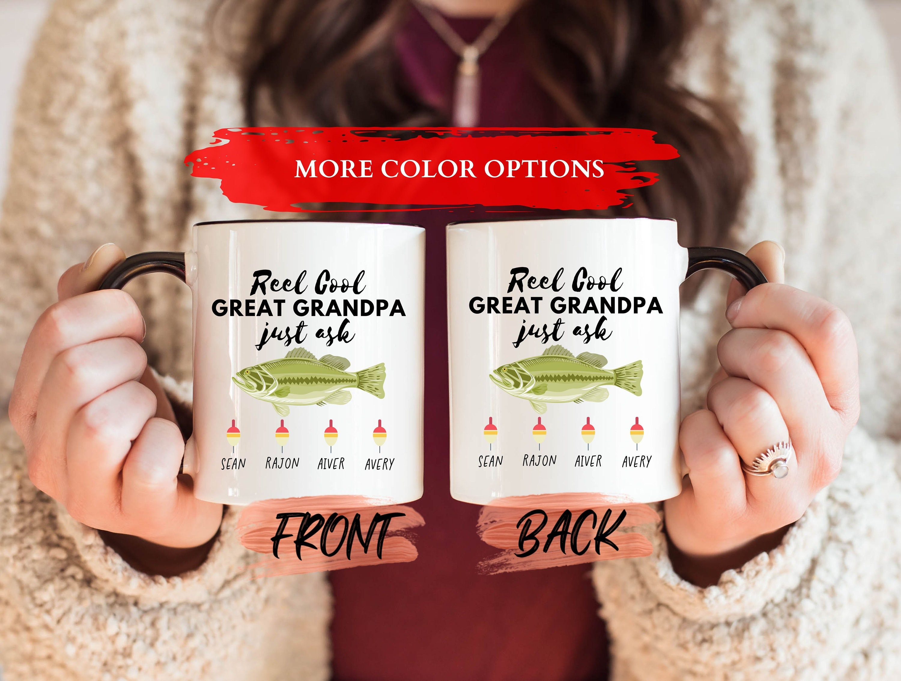 Christmas Gifts Grandpa Coffee Mug - You Put the Great in Great