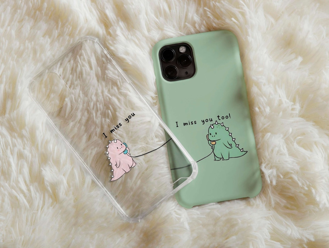 Cute Dinosaurs Phone Case Matching Couple Phone Case for Men Etsy