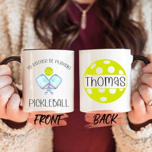 Pickleball Player Mug, Pickleball Gift Mug For Pickleball Lover Tournament Gift, Pickleball Game Day, Pickleball Partner, Custom Pickleball