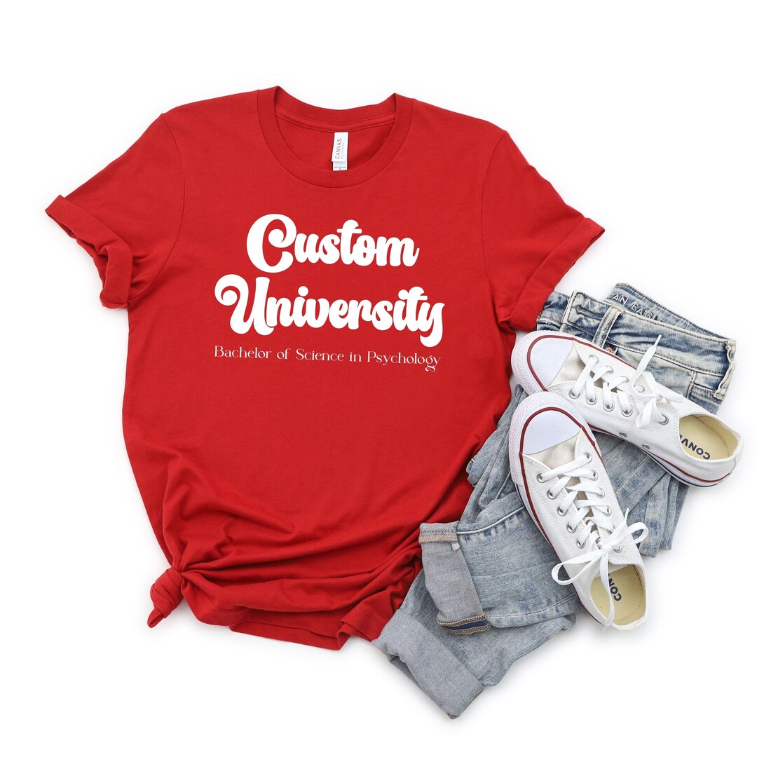 Custom School Shirt, Personalized University Shirt for Students ...