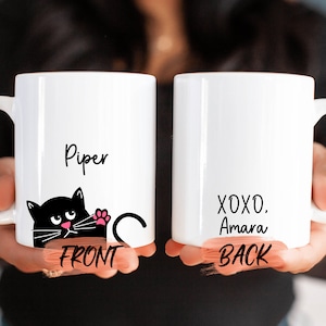 Cat Gift, Personalized Cat Mug For Cat Lover Birthday Gift, Cat Mug, Cat Lover Gift, Cat Custom Pet Mug, Personalized Cat Mug For Fur Mom
