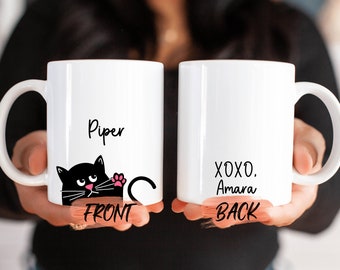 Cat Gift, Personalized Cat Mug For Cat Lover Birthday Gift, Cat Mug, Cat Lover Gift, Cat Custom Pet Mug, Personalized Cat Mug For Fur Mom
