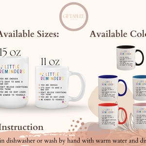 a set of coffee mugs with different sayings