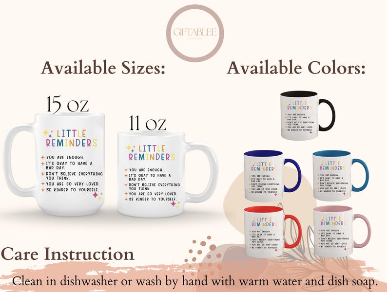 a set of coffee mugs with different sayings