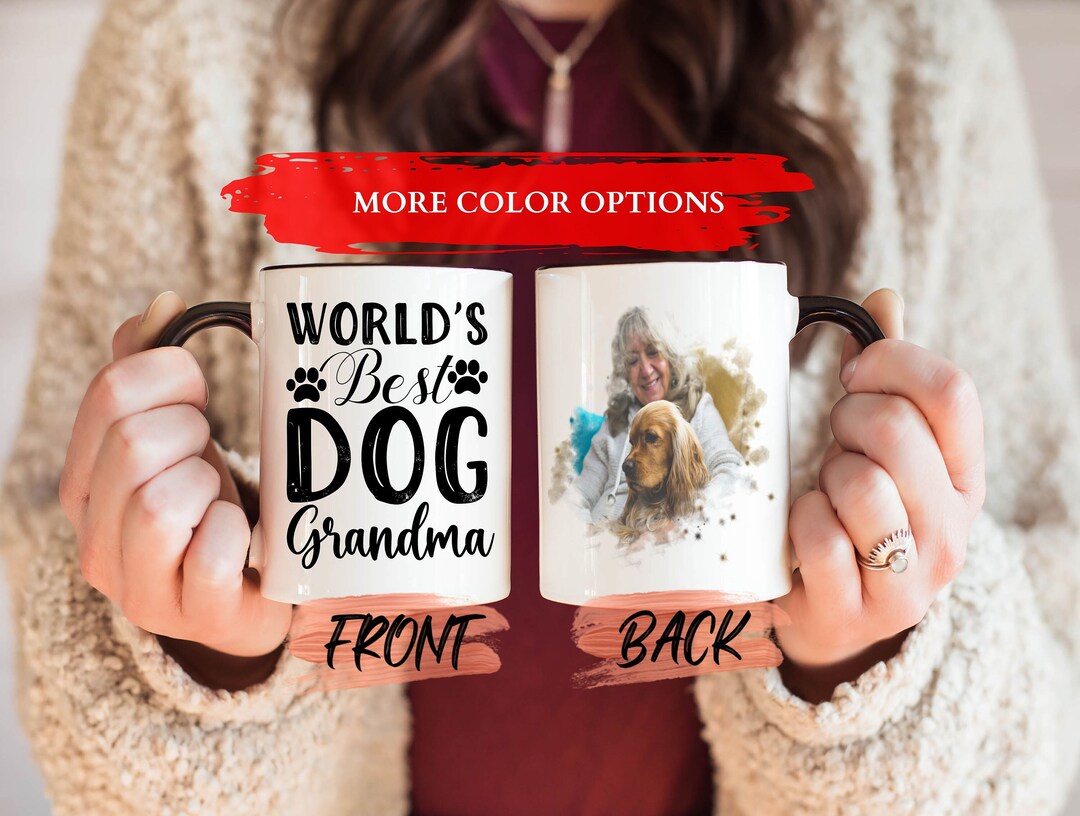 World's Best Dog Grandma Mug, Dog Grandma Mug for Granddog Mothers Day