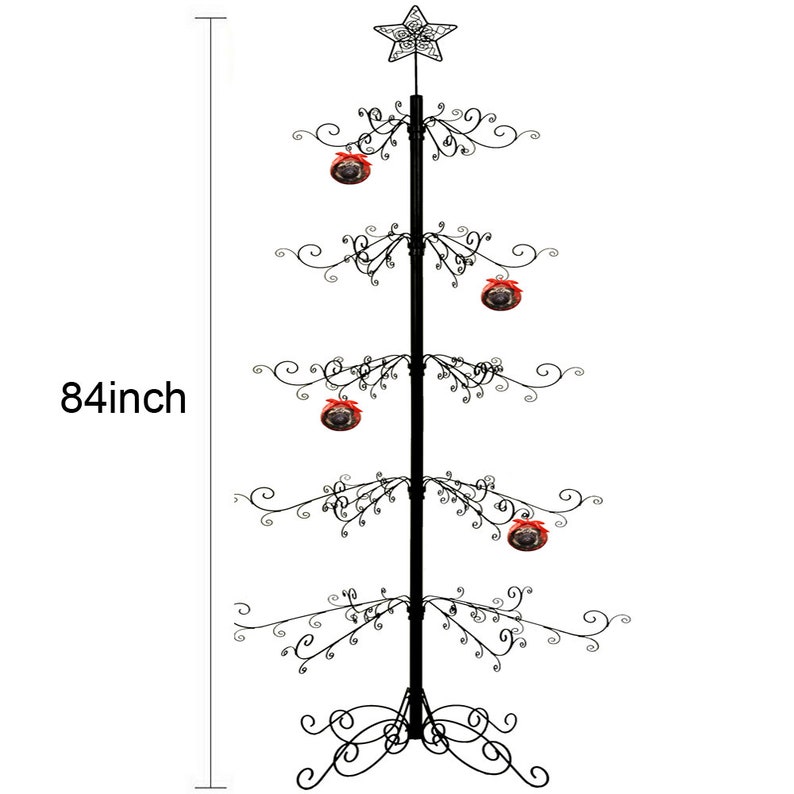 Metal Christmas Tree Ornament Display Stand Christmas 84inch Etsy UK