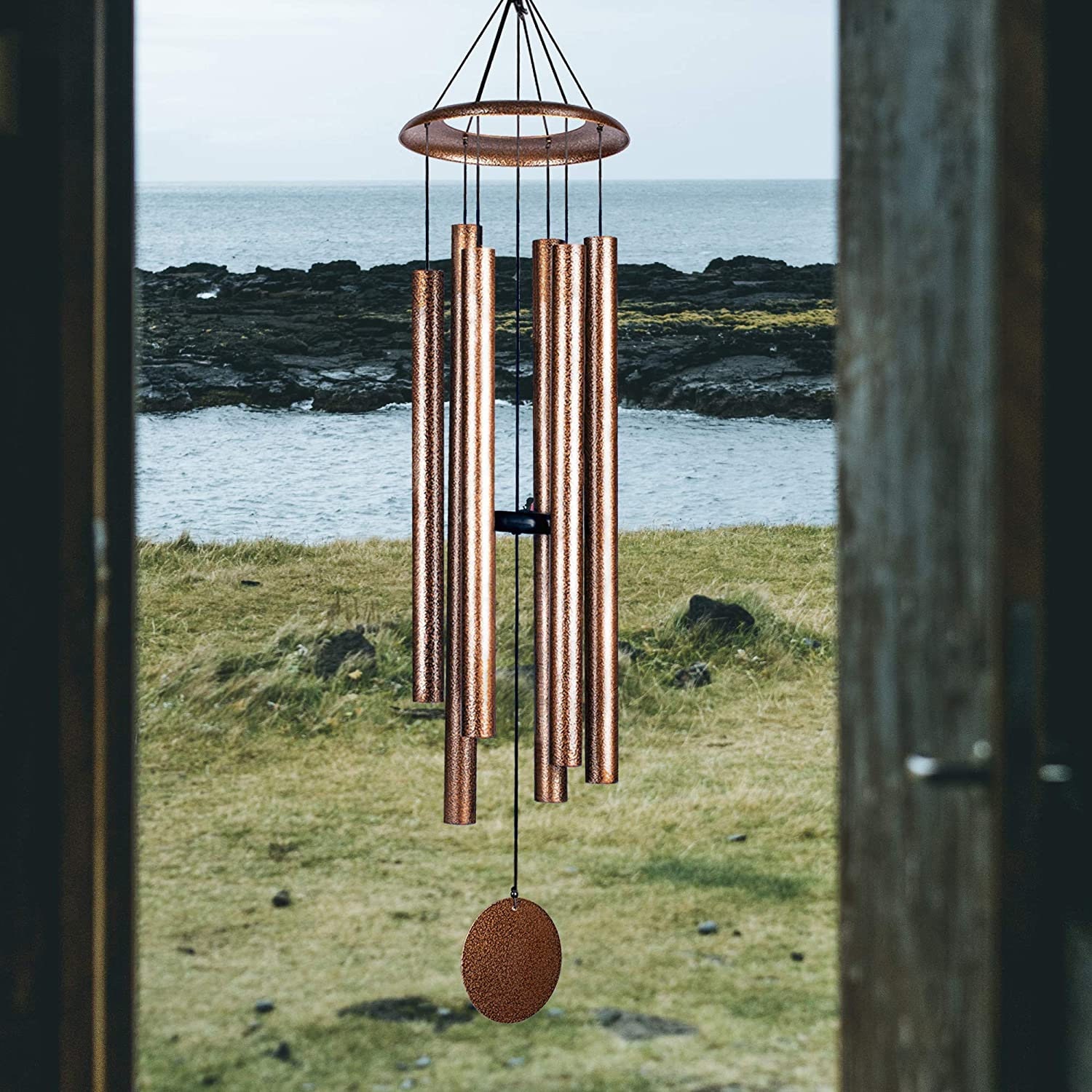 Large Wind Chimes Deep Tone Outdoor Outside Metal Windchimes Etsy UK
