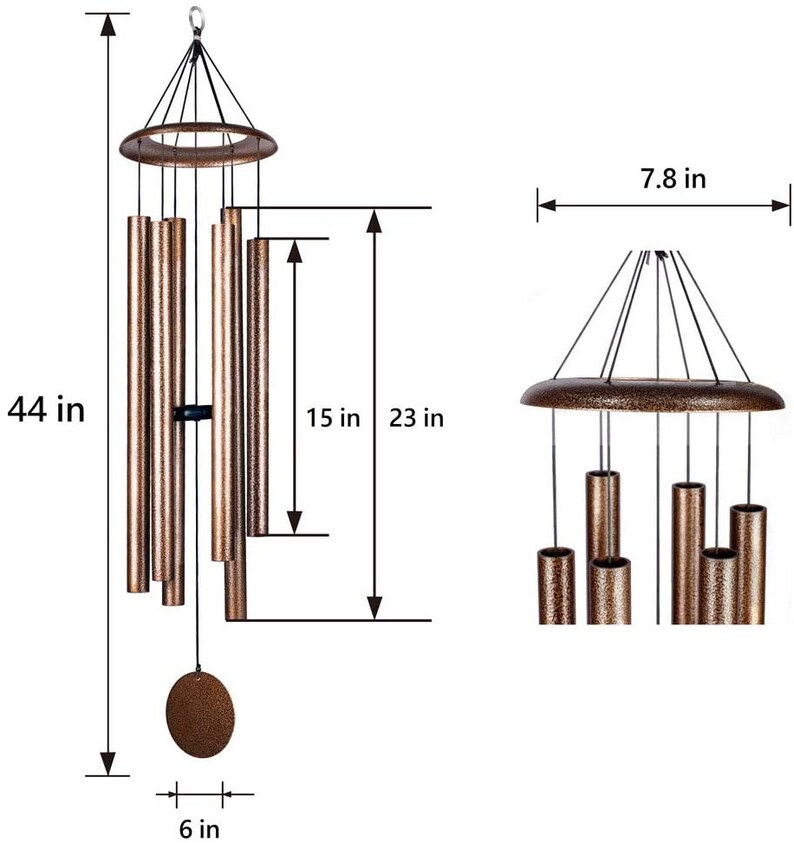 Al aire libre Wind Chimes con 14 colorido aleación de aluminio Tubos de la decoración del hogar Al aire libre Wind Chimes con 14 colorido aleación de aluminio Tubos de la decoración del hogar