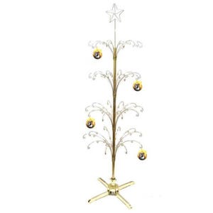 metal artificial christmas tree ornament display rotating stand 74inch gold color - Metal Christmas Tree Ornament Display metal artificial christmas tree ornament display rotating stand 74inch gold color - Metal Christmas Tree Ornament Display