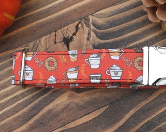 Pumpkin Spice, Hundehalsband Herbst, Hundehalsband, Hundehalsband Hündin, Hundehalsband klein, Hundehalsband groß