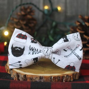 Outdoor Man Bow Tie | Christmas Bow Tie | Buffalo Plaid | Bow Tie for Kid | Dog Bow Tie | Toddler Bow Tie | Boys Bow Tie |  Bow Tie for Men