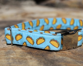 Taco Collar, Summer Collar, Male Dog Collar, Female Dog Collar, Novelty Dog Collar, Pet Collar, Large Dog Collar, Small Dog Collar, Taco