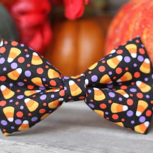 Candy Corn Bow Tie, Halloween Bow Tie, Dog Bow Tie, Mens Bow Tie, Toddler Bow Tie, Boys Bow Tie, Bow Tie for Boys, Bow Tie for Dog