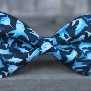 Shark Bow Tie | Boys Bow Tie | Toddler Bow Tie | Bow Tie for Men | For Him | Bowtie | Dog Bow Tie | Mens Bow Tie | Wedding Bow Men