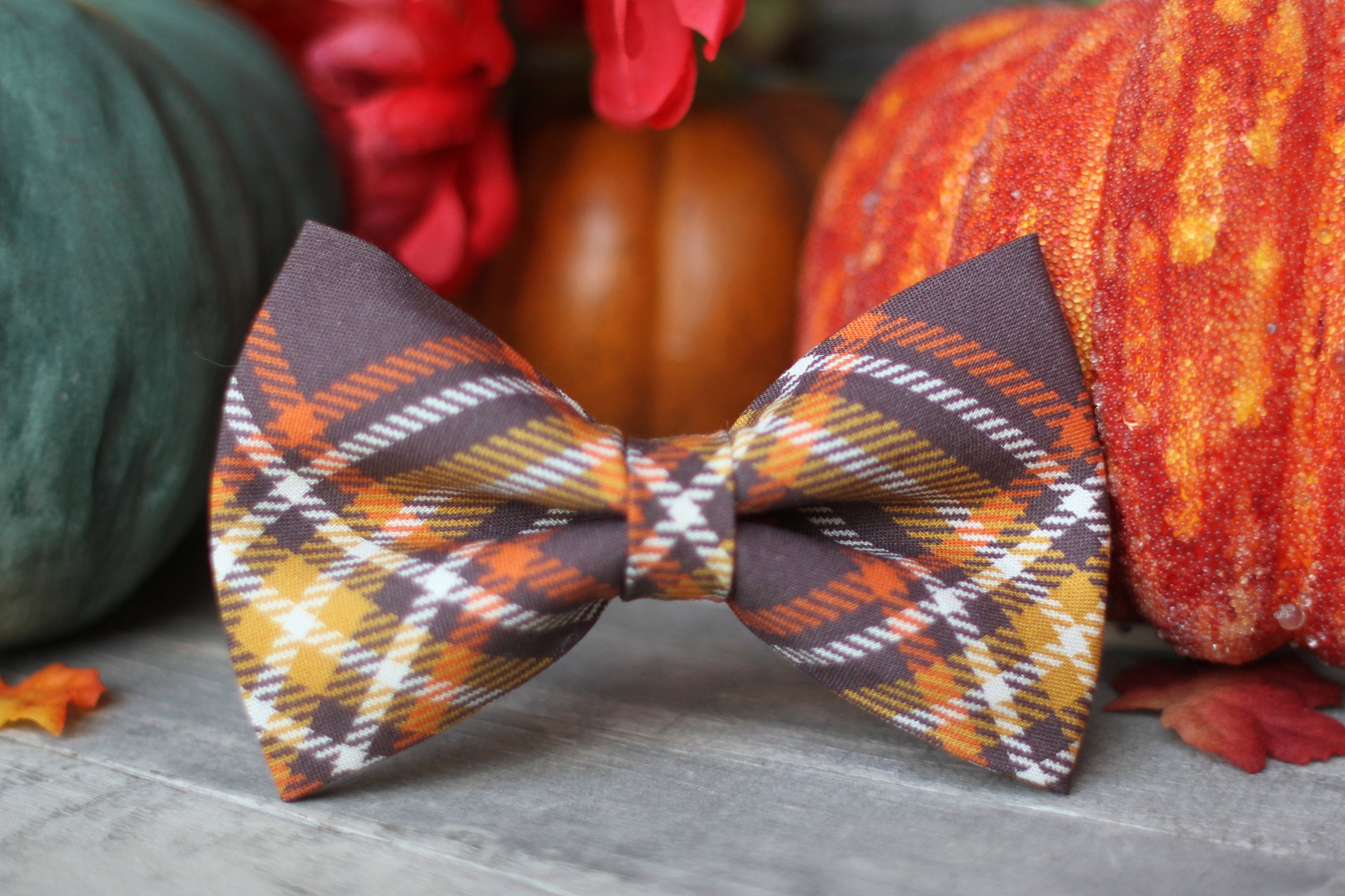 Autumn Bow Tie | Fall Bow Tie | Plaid Bow Tie | Boys Bow Tie | Toddler ...