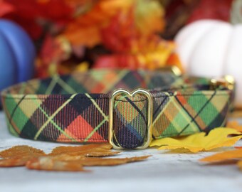Collier pour chien automnal, Collier pour chien à carreaux, Collier pour chien automnal, Collier sud-ouest, Collier pour chienne, Collier pour chien mâle, Collier pour petit chien, Grand chien