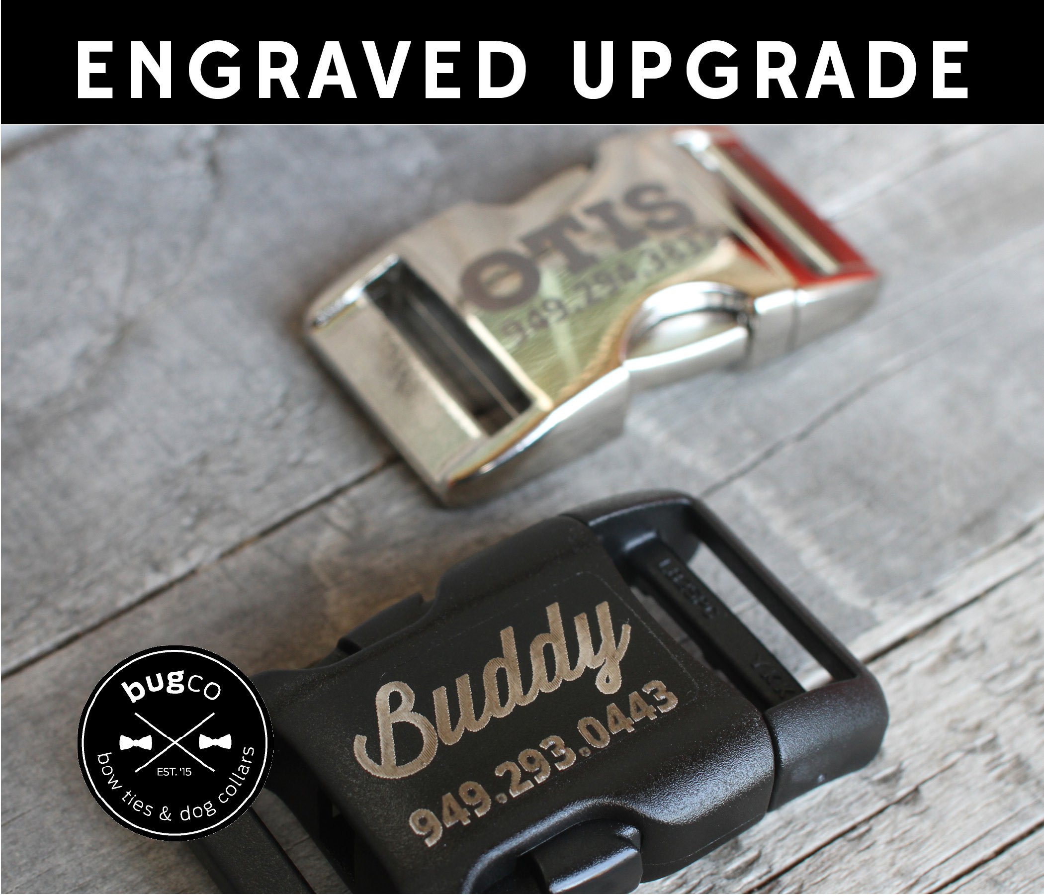 Upgrade Engraved Buckle, Go Tagless, Laser Engraved - Etsy