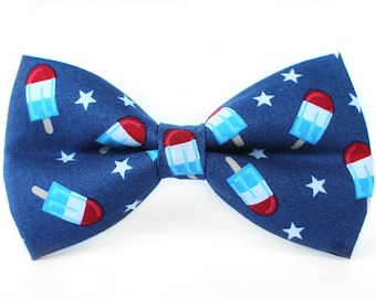 4th of July Bow Tie | Ice Cream Bow Tie | Toddler Bow Tie | Boys Bow Tie | Summer Bowtie | Dog Bow Tie | Mens Bow Tie | Bow Tie for Men