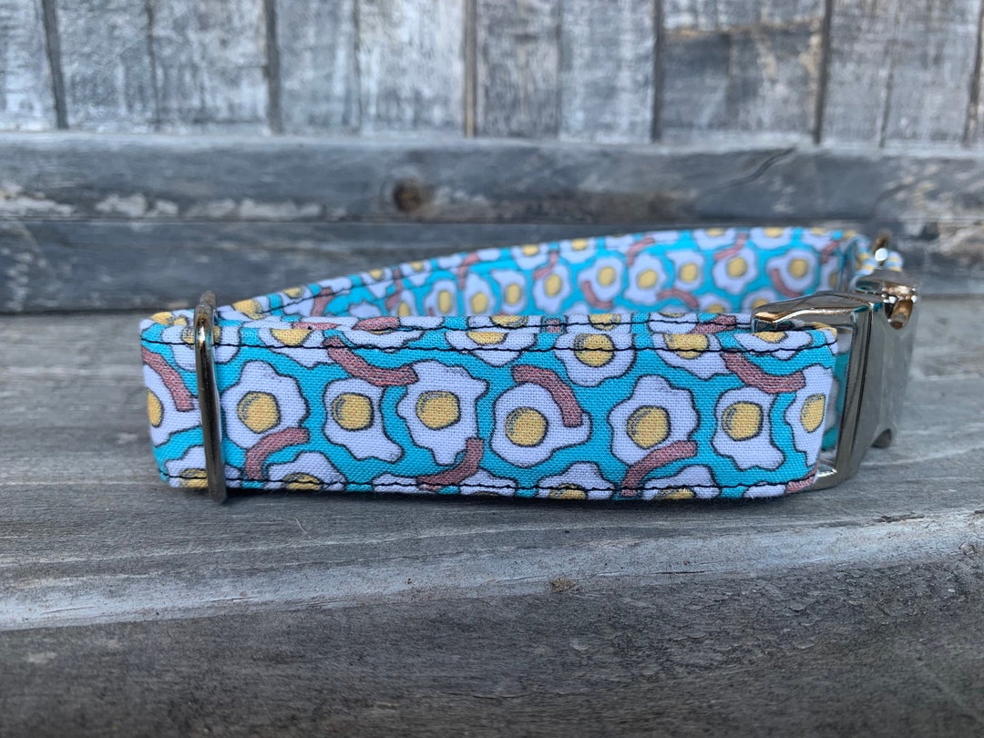 Bacon and Eggs Dog Collar Male Dog Collar Female Dog Collar Novelty Dog