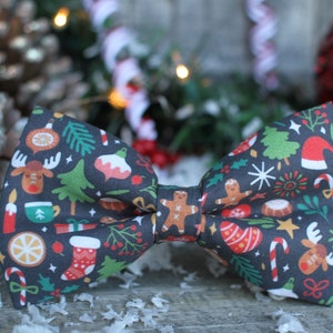 Old Fashion Christmas Bow Tie | Holiday Bow Tie | Bow Tie for Kid | Bow Tie for Dog | Toddler Bow Tie | Boys Bow Tie |  Bow Tie for Men