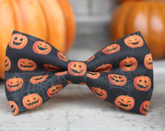 Halloween Bow Tie, Pumpkin  Bow Tie, Fall Bow Tie, Mens Bow Tie, Toddler Bow Tie, Boys Bow Tie, Bow Tie for Boys, Bow Tie for Dog