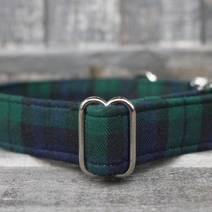 Scottish Plaid Dog Collar | Pet Collar | Male Dog Collar | Large Dog Collar | Small Dog Collar | Plaid Dog Collar | Gift for Dog Lovers