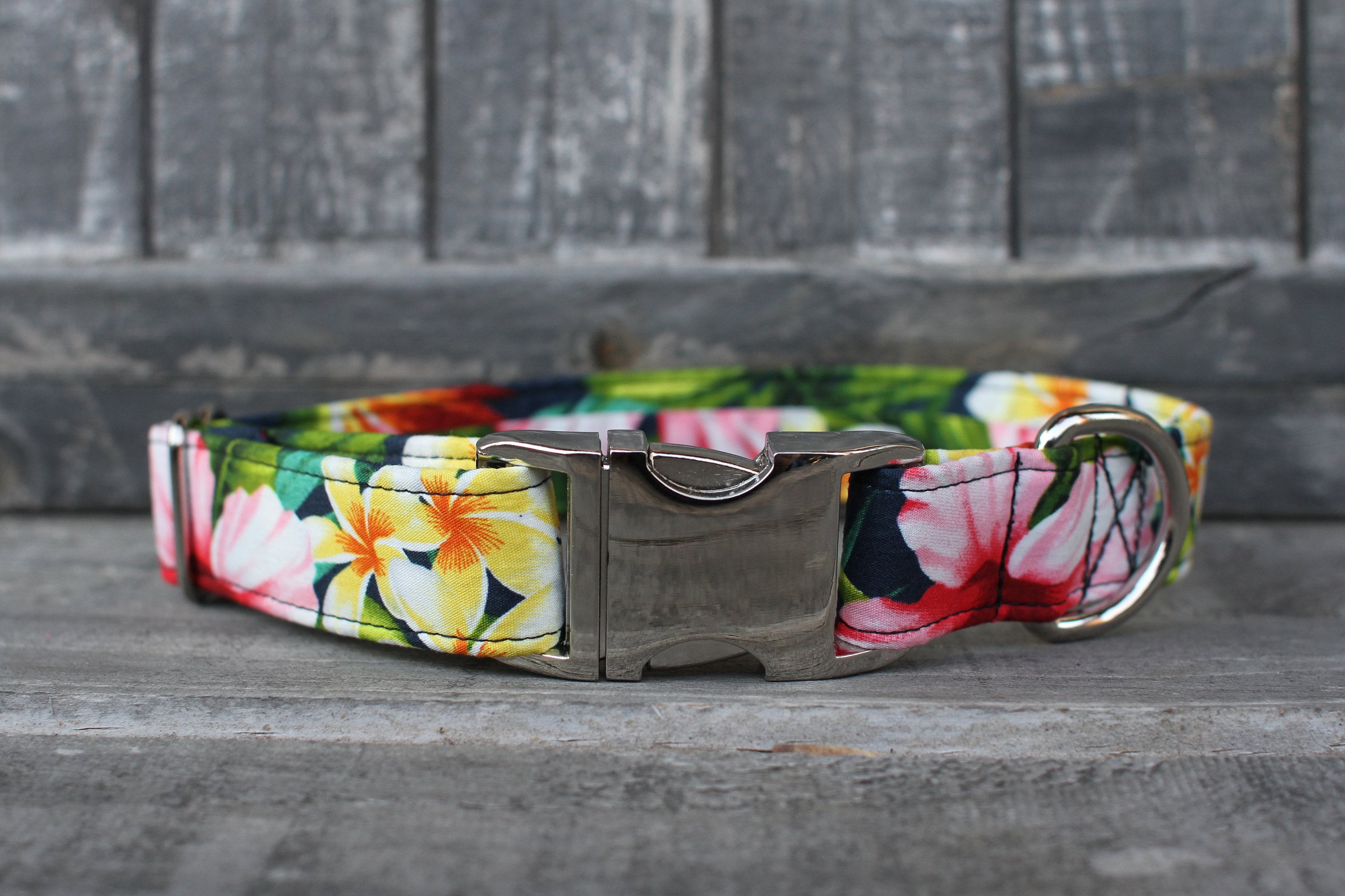 Hawaiian Dog Collar Floral Dog Collar Female Dog Collar Etsy