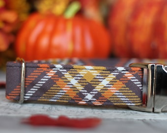 Autumn Dog Collar, Plaid Dog Collar, Fall Dog Collar, Southwest Collar, Female Dog Collar, Male Dog Collar, Small Dog Collar, Large Dog