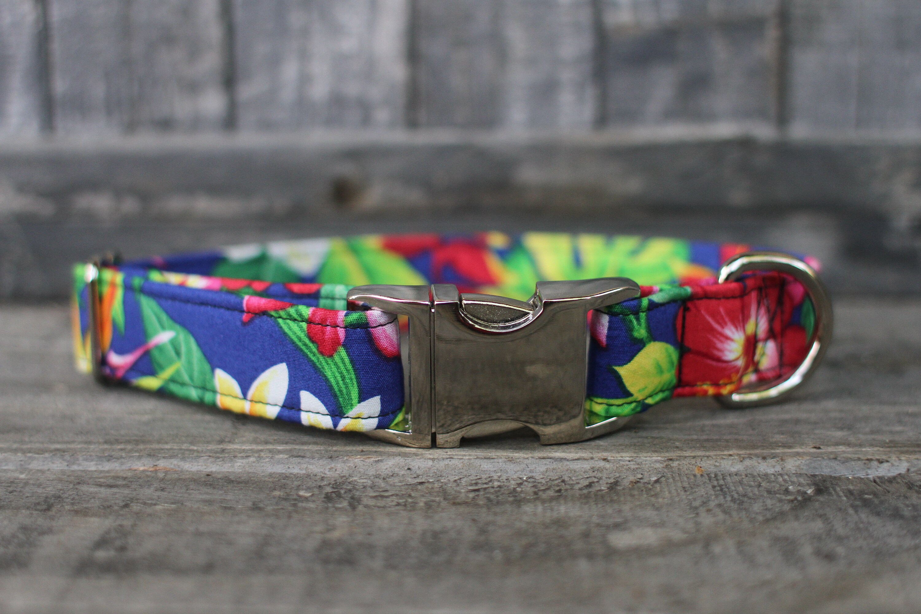 Hawaiian Dog Collar Floral Dog Collar Female Dog Collar Etsy
