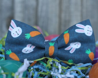 Easter Bow Tie, Bunny Bowtie, Spring Bowtie, Boys Bow Tie, Dog Bow Tie, Mens Bow Tie, Carrot Bow Tie, Kids Bow Tie, Toddler Bow Tie, Bow Tie