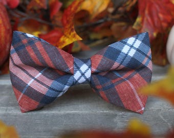Autumn Bow Tie | Fall Bow Tie | Plaid Bow Tie | Boys Bow Tie | Toddler Bow Tie | Bowtie | Dog Bow Tie | Mens Bow Tie | Wedding Bow Men