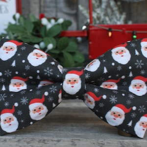 Santa Bow Tie | Christmas Bow Tie | Toddler Bow Tie | Bow Tie for Men | Dog Bow Tie | Mens Bow Tie | Boys Bow Tie