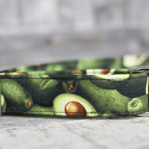 Avocado Collar, Summer Dog Collar, Male Dog Collar, Female Dog Collar, Novelty Dog Collar, Pet Collar, Large Dog Collar, Small Dog Collar