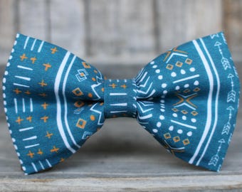 Mudcloth Bow Tie, Southwest Bow Tie, Boho Bow Tie, Bow Tie for Men, Bowtie, Toddler Bow Tie, Dog Bow Tie, Mens Bow Tie, Boys Bow Tie