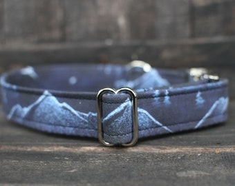 Mountain Dog Collar, Camping Pet Collar, Male Dog Collar, Large Dog Collar, Small Dog Collar, Outdoor Dog Collar