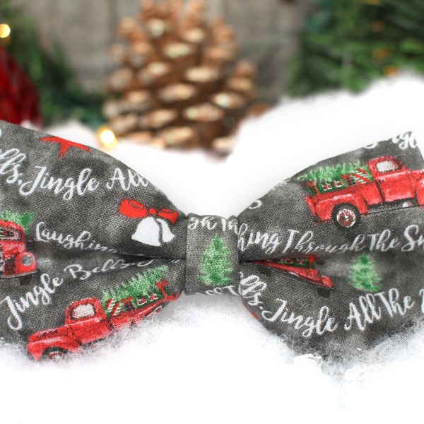 Christmas Bow Tie Etsy