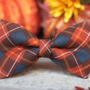 Autumn Bow Tie | Fall Bow Tie | Plaid Bow Tie | Boys Bow Tie | Toddler Bow Tie | Bowtie | Dog Bow Tie | Mens Bow Tie | Wedding Bow Men