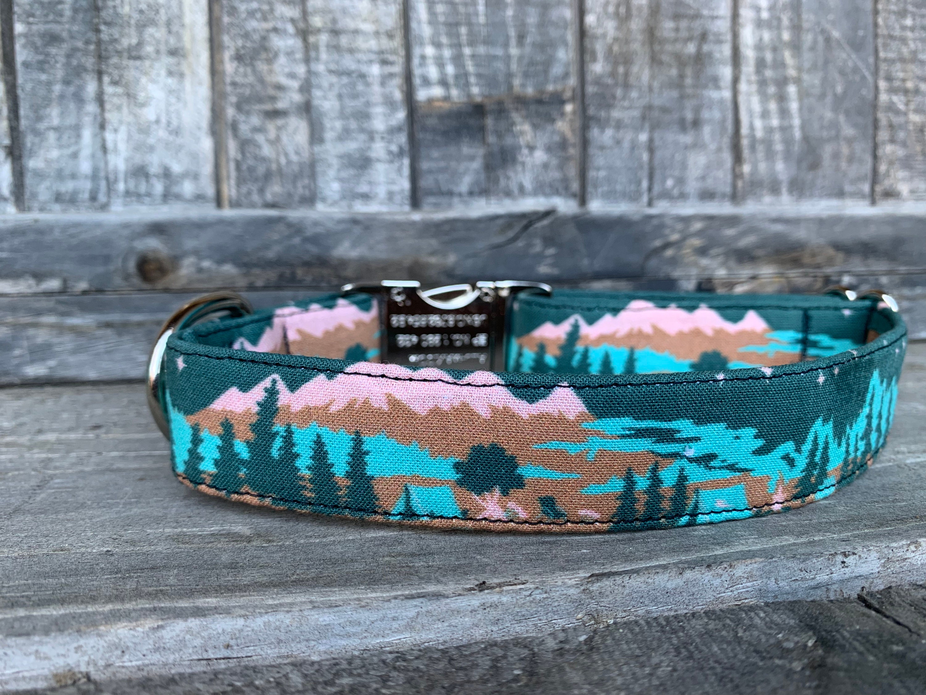 Camping Dog Collar Boy Dog Collar Male Dog Collar Large Dog Etsy