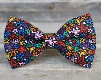 Stars Bow Tie, Bowtie for Men or Boys, Dog Bow Tie